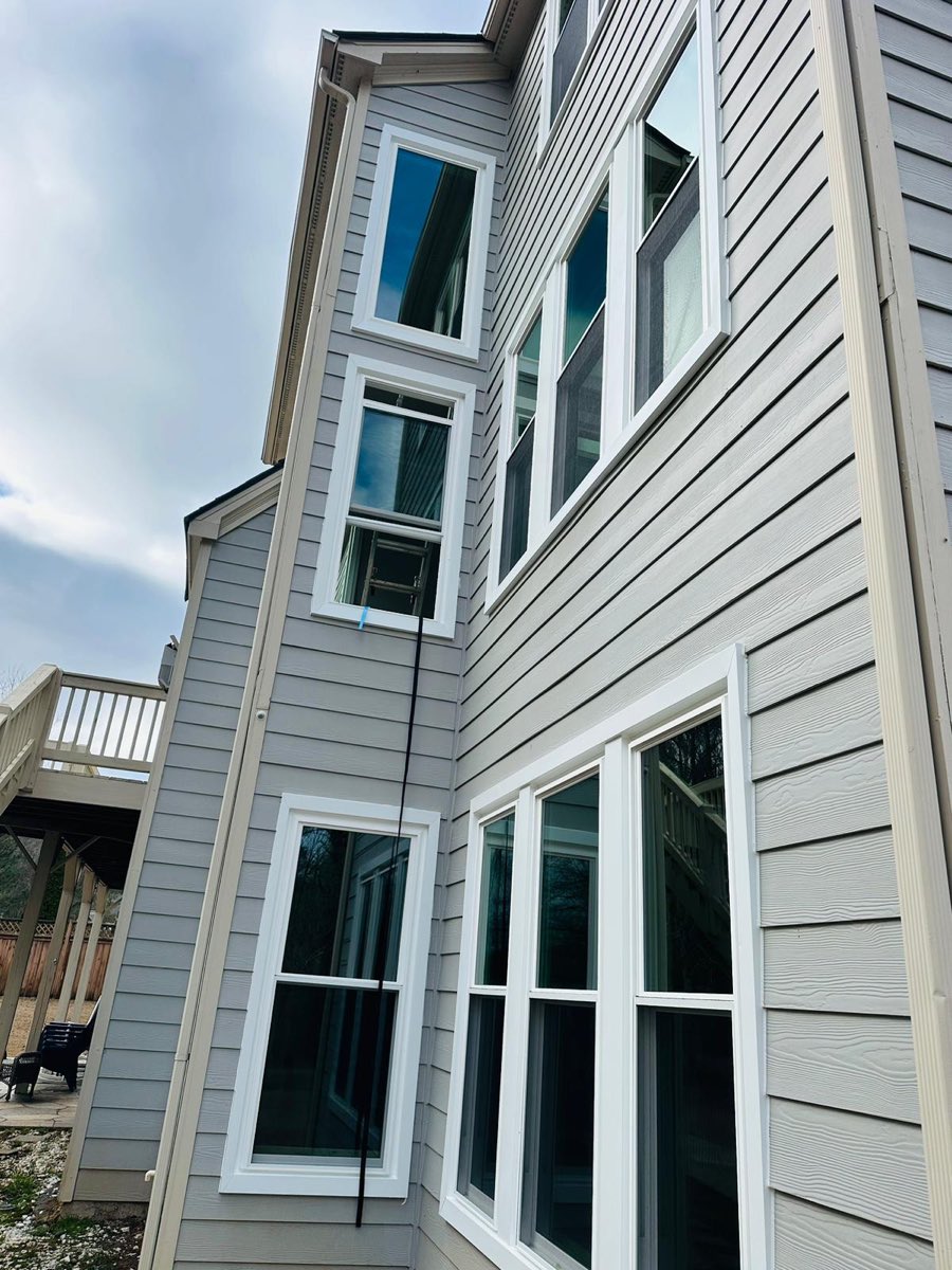 Completed window replacement — Dunwoody, GA